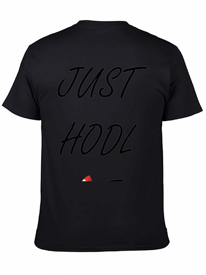 Camiseta Negra Just HODL - Para Amantes de Cripto