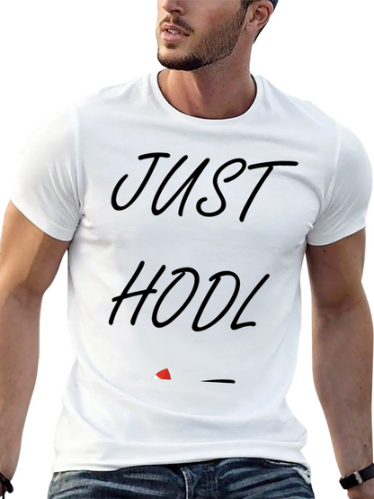 Camiseta Negra Just HODL - Para Amantes de Cripto