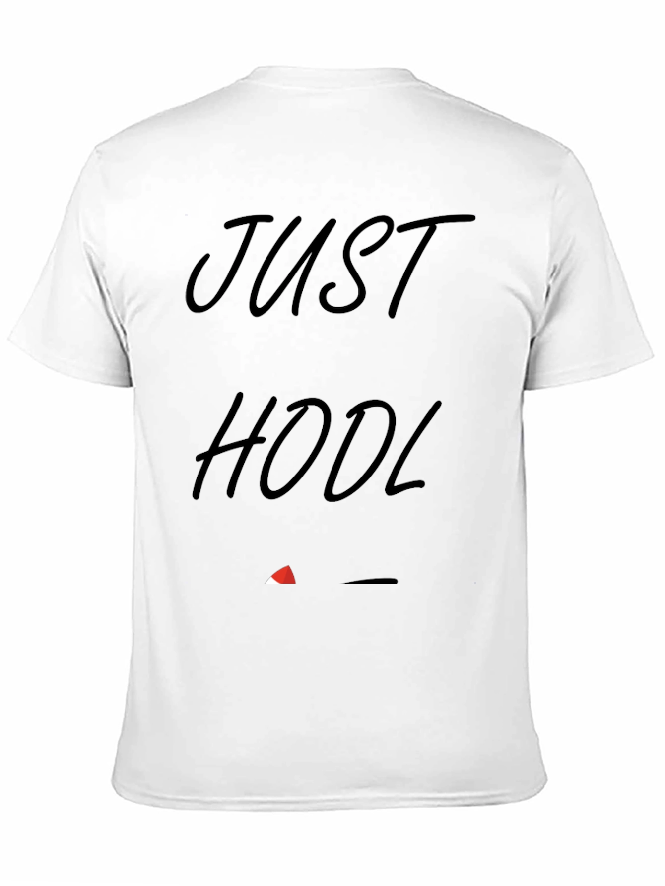 Camiseta Negra Just HODL - Para Amantes de Cripto