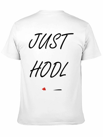 Camiseta Negra Just HODL - Para Amantes de Cripto