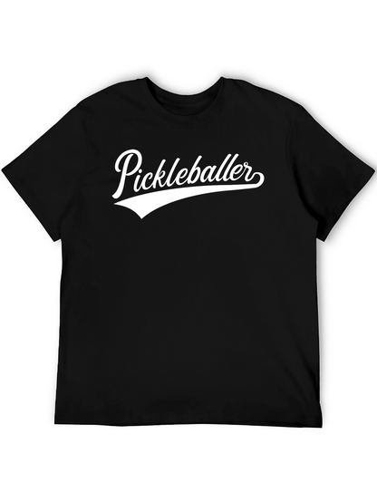 Camiseta Negra Pickleballer para Hombre