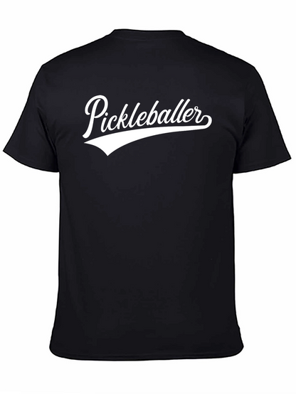 Camiseta Negra Pickleballer para Hombre