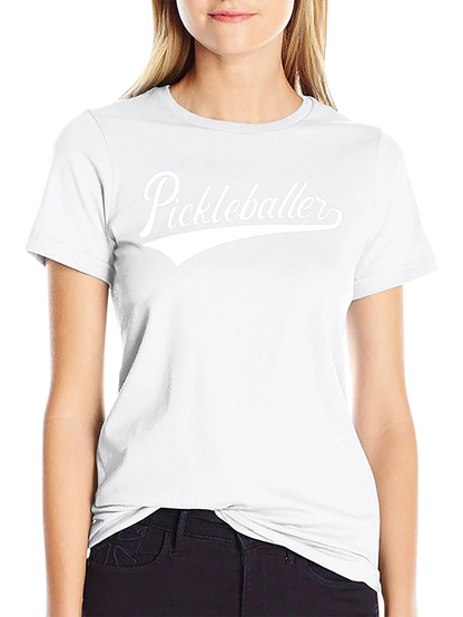 Camiseta Negra Pickleballer para Hombre