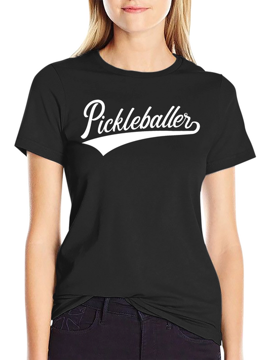 Camiseta Negra Pickleballer para Hombre