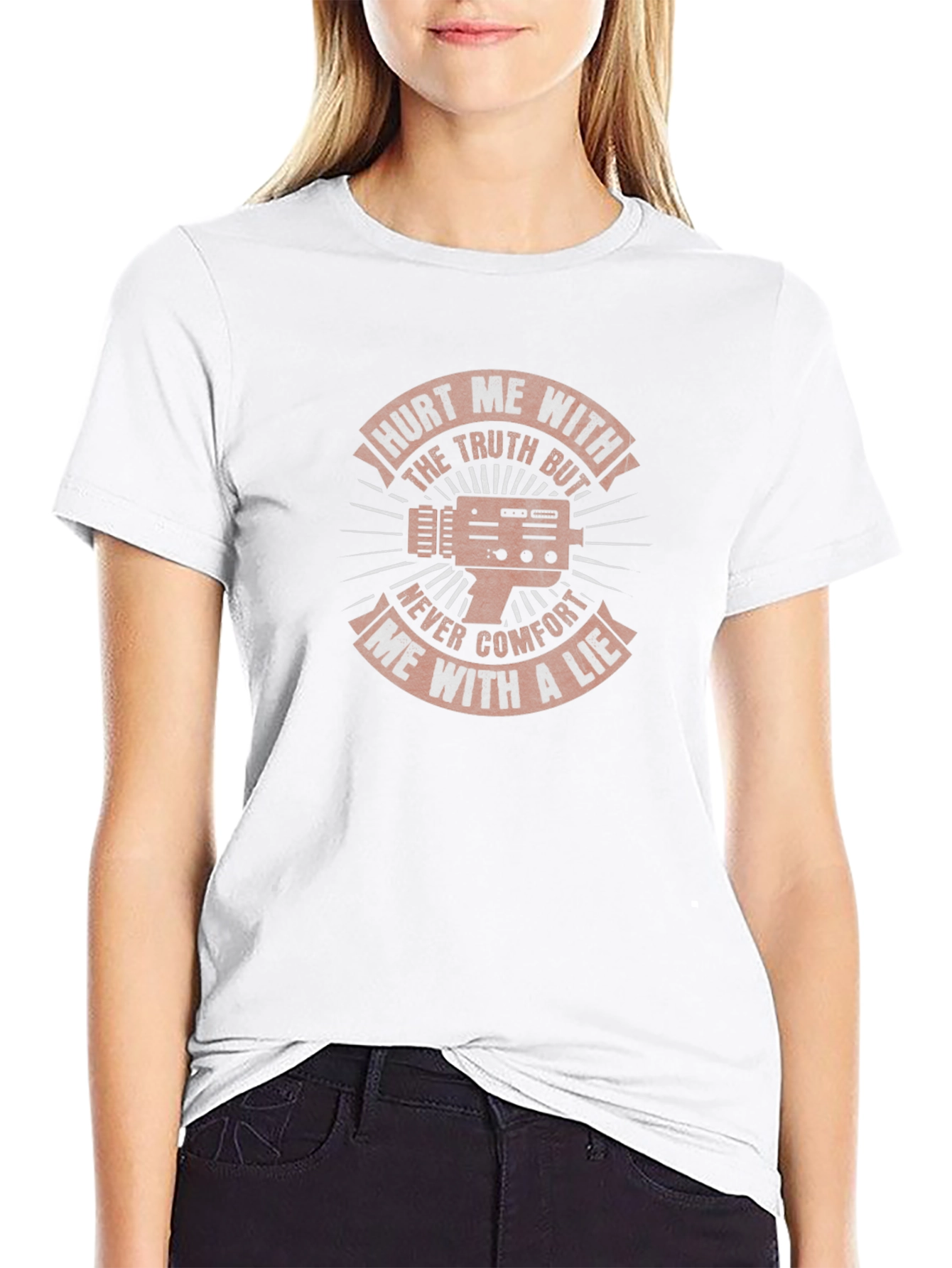 Camiseta Negra con Diseño Gráfico Inspirador