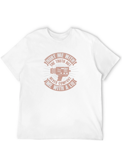 Camiseta Negra con Diseño Gráfico Inspirador