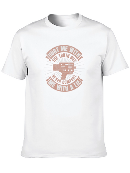 Camiseta Negra con Diseño Gráfico Inspirador