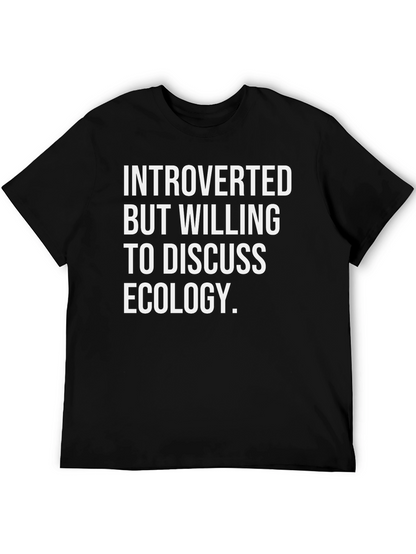 Camiseta Introvertido Ecología - Algodón