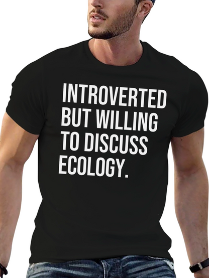 Camiseta Introvertido Ecología - Algodón
