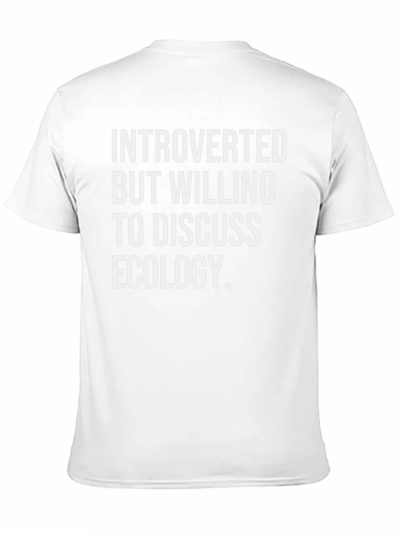 Camiseta Introvertido Ecología - Algodón