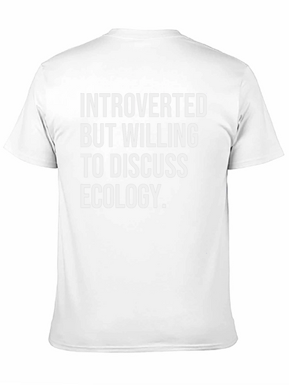 Camiseta Introvertido Ecología - Algodón