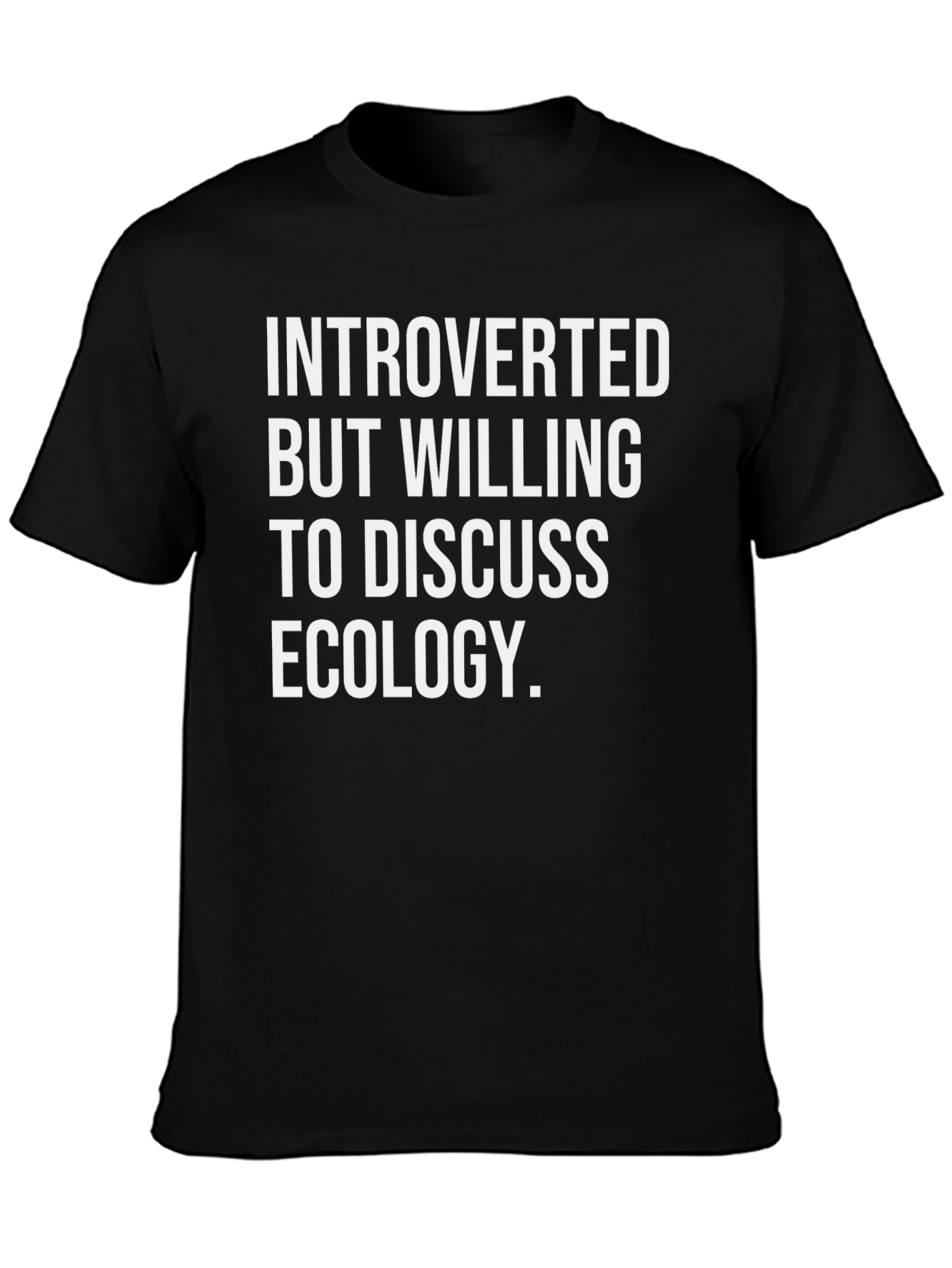 Camiseta Introvertido Ecología - Algodón