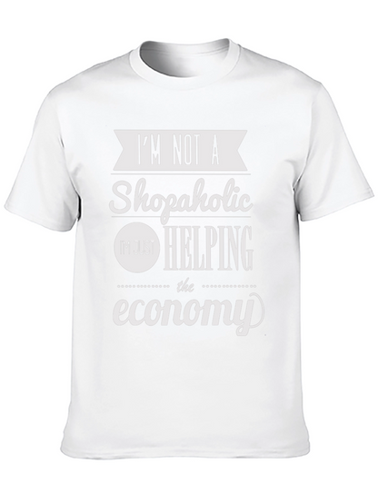 Camiseta Negra Im Not a Shopaholic