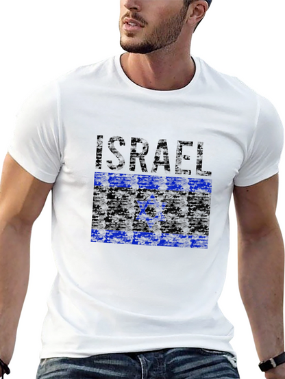 Camiseta Israel Bandera Estrella de David Hombre