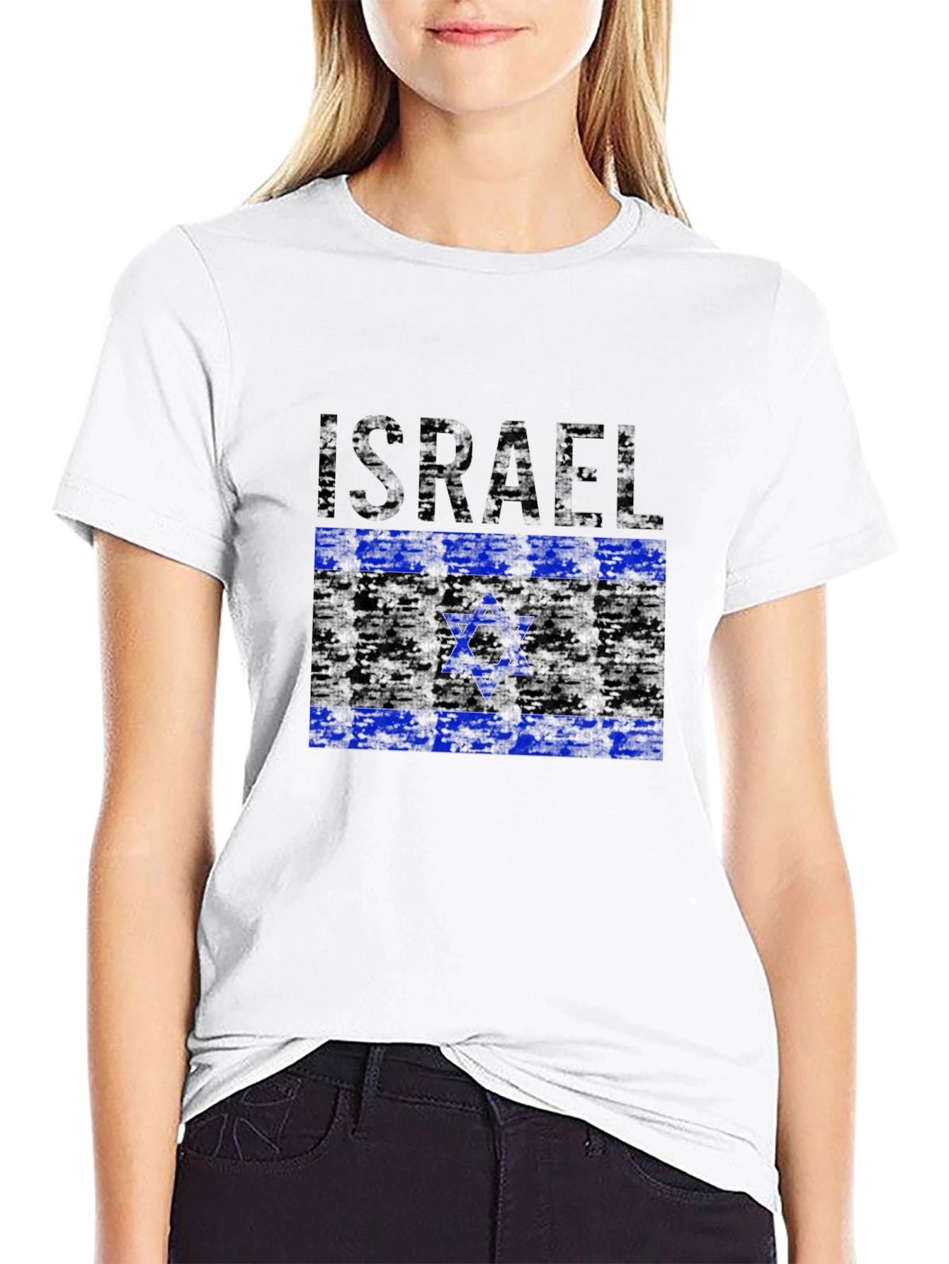 Camiseta Israel Bandera Estrella de David Hombre