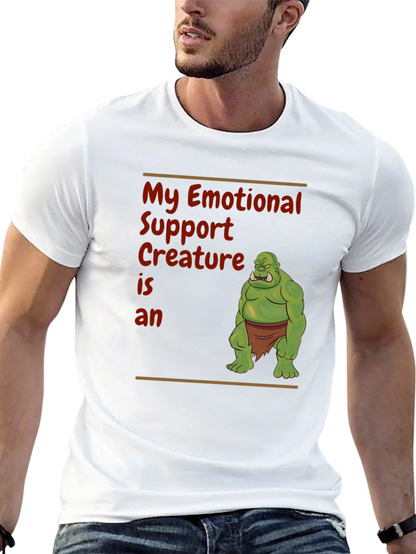 Camiseta Apoyo Emocional Criatura Ogro