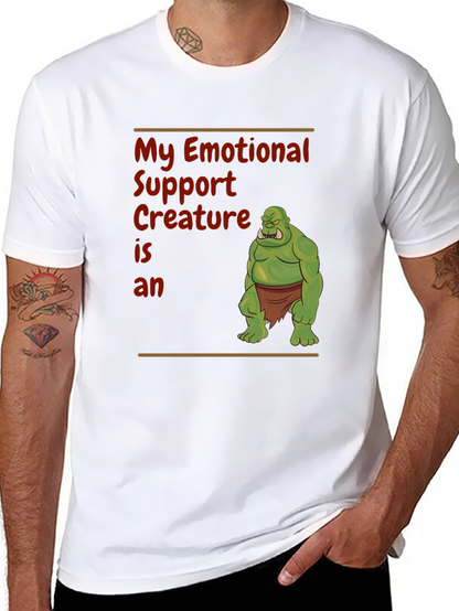 Camiseta Apoyo Emocional Criatura Ogro