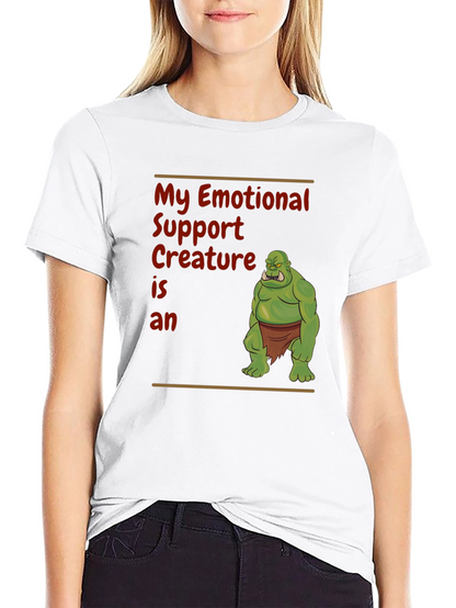 Camiseta Apoyo Emocional Criatura Ogro
