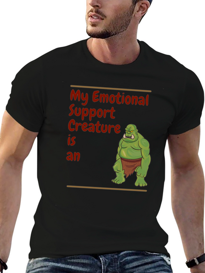 Camiseta Apoyo Emocional Criatura Ogro