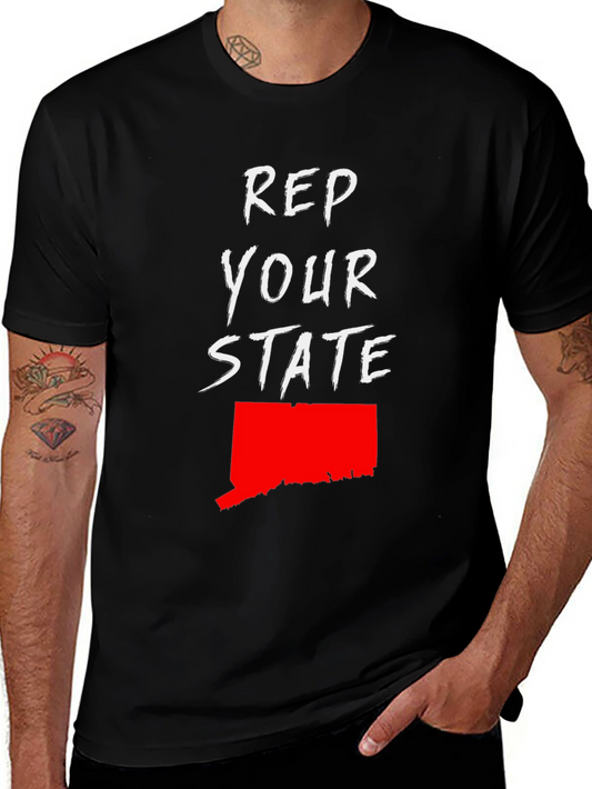 Camiseta Hombre Rep Your State Connecticut
