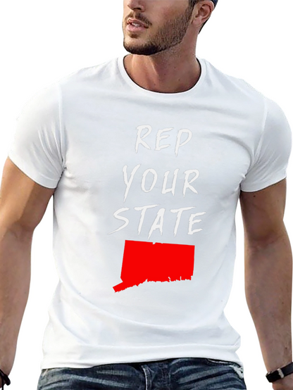 Camiseta Hombre Rep Your State Connecticut