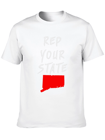Camiseta Hombre Rep Your State Connecticut