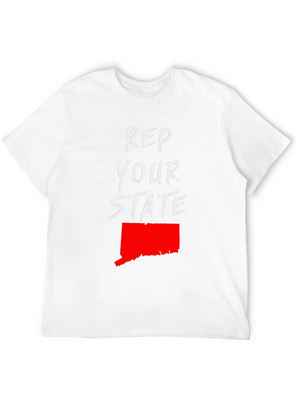 Camiseta Hombre Rep Your State Connecticut