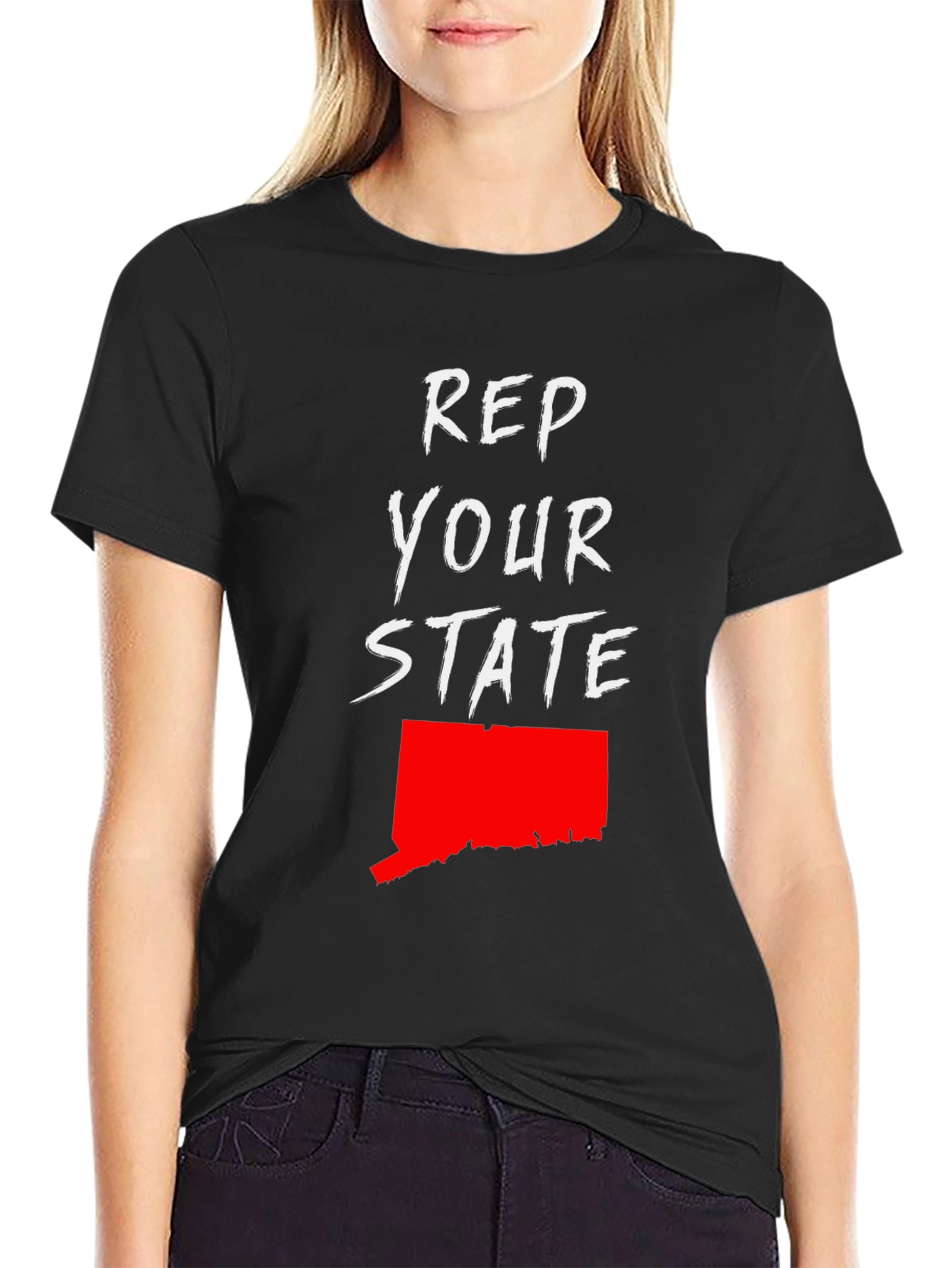 Camiseta Hombre Rep Your State Connecticut