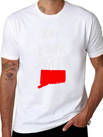 Camiseta Hombre Rep Your State Connecticut