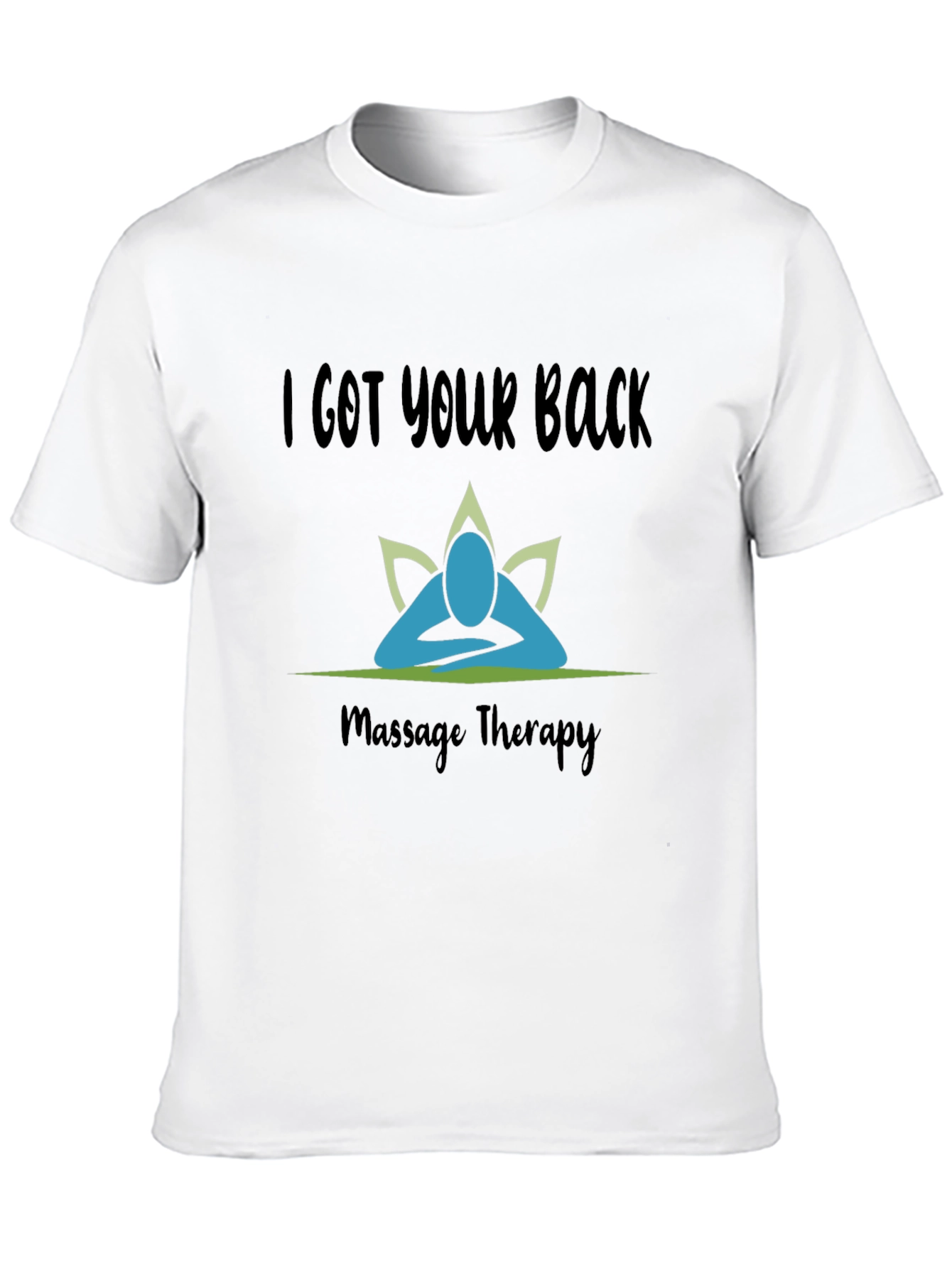 Camiseta Negra I Got Your Back Terapia de Masaje