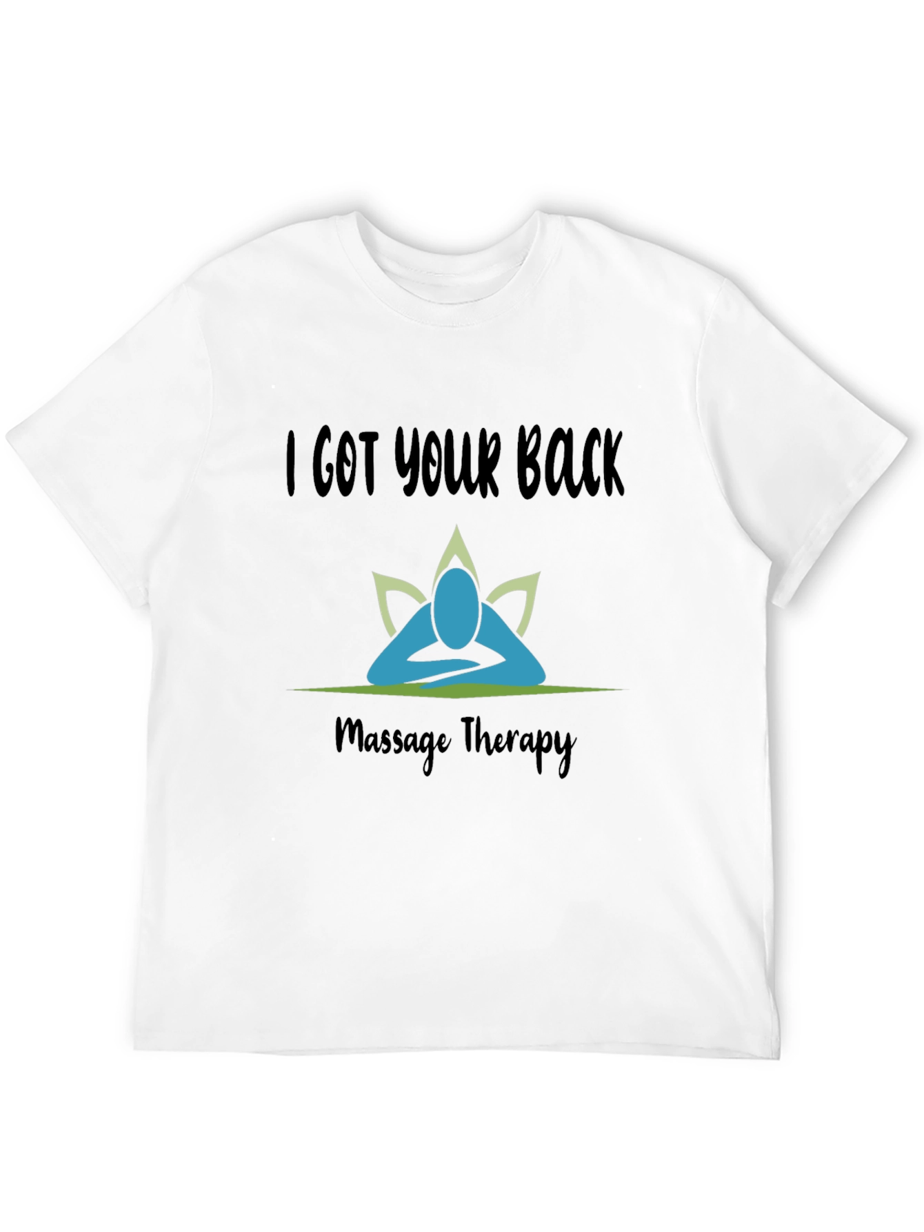 Camiseta Negra I Got Your Back Terapia de Masaje