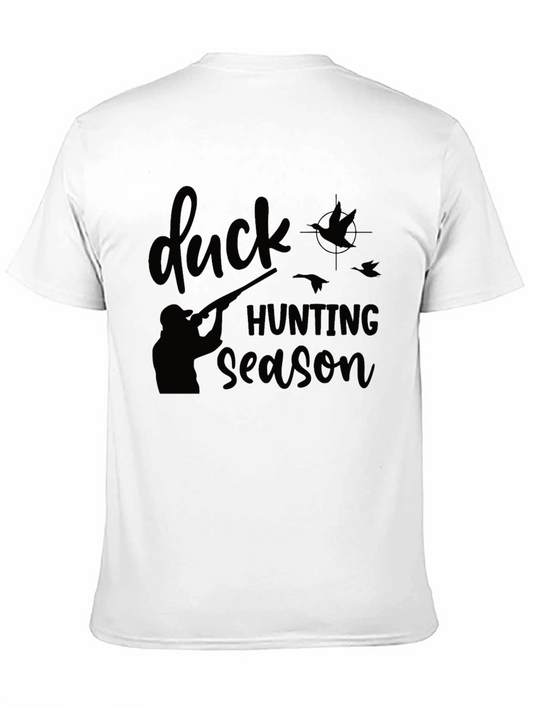 Camiseta Negra: Temporada de Caza de Patos
