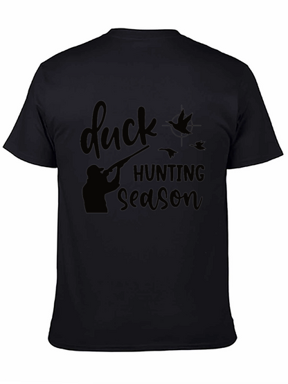 Camiseta Negra: Temporada de Caza de Patos