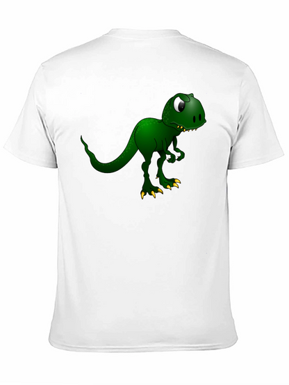 Camiseta Negra con Diseño de Dinosaurio