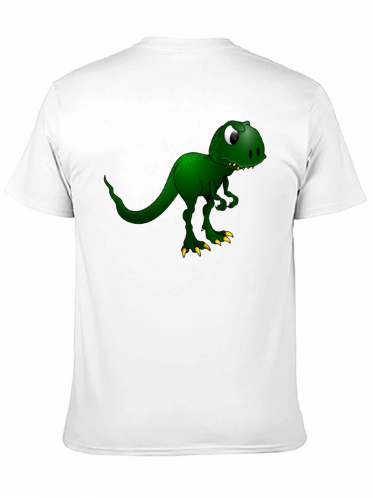 Camiseta Negra con Diseño de Dinosaurio