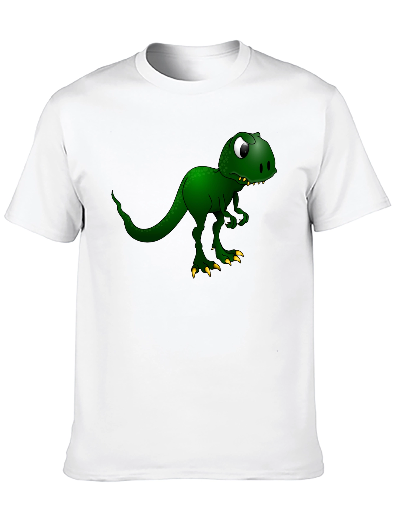 Camiseta Negra con Diseño de Dinosaurio