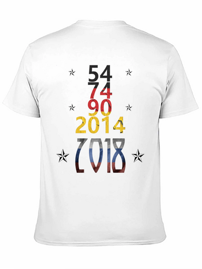 Camiseta Negra Diseño Alemania Campeonatos Mundiales