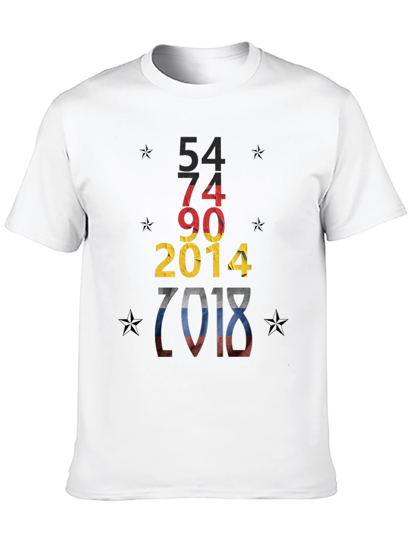 Camiseta Negra Diseño Alemania Campeonatos Mundiales