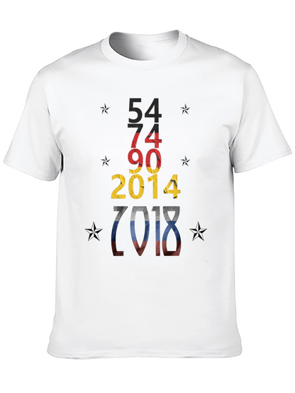 Camiseta Negra Diseño Alemania Campeonatos Mundiales