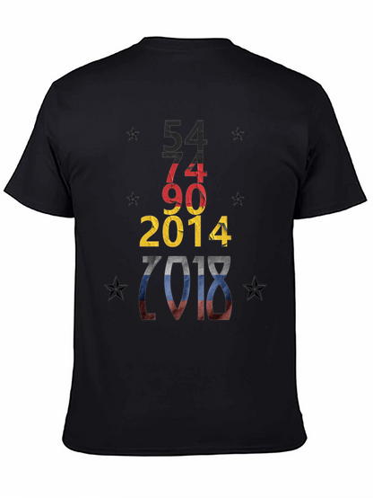 Camiseta Negra Diseño Alemania Campeonatos Mundiales