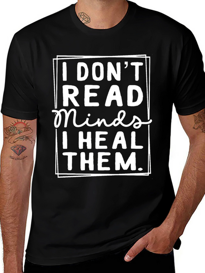 Camiseta Negra: No Leo Mentes Las Sano