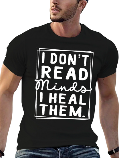 Camiseta Negra: No Leo Mentes Las Sano