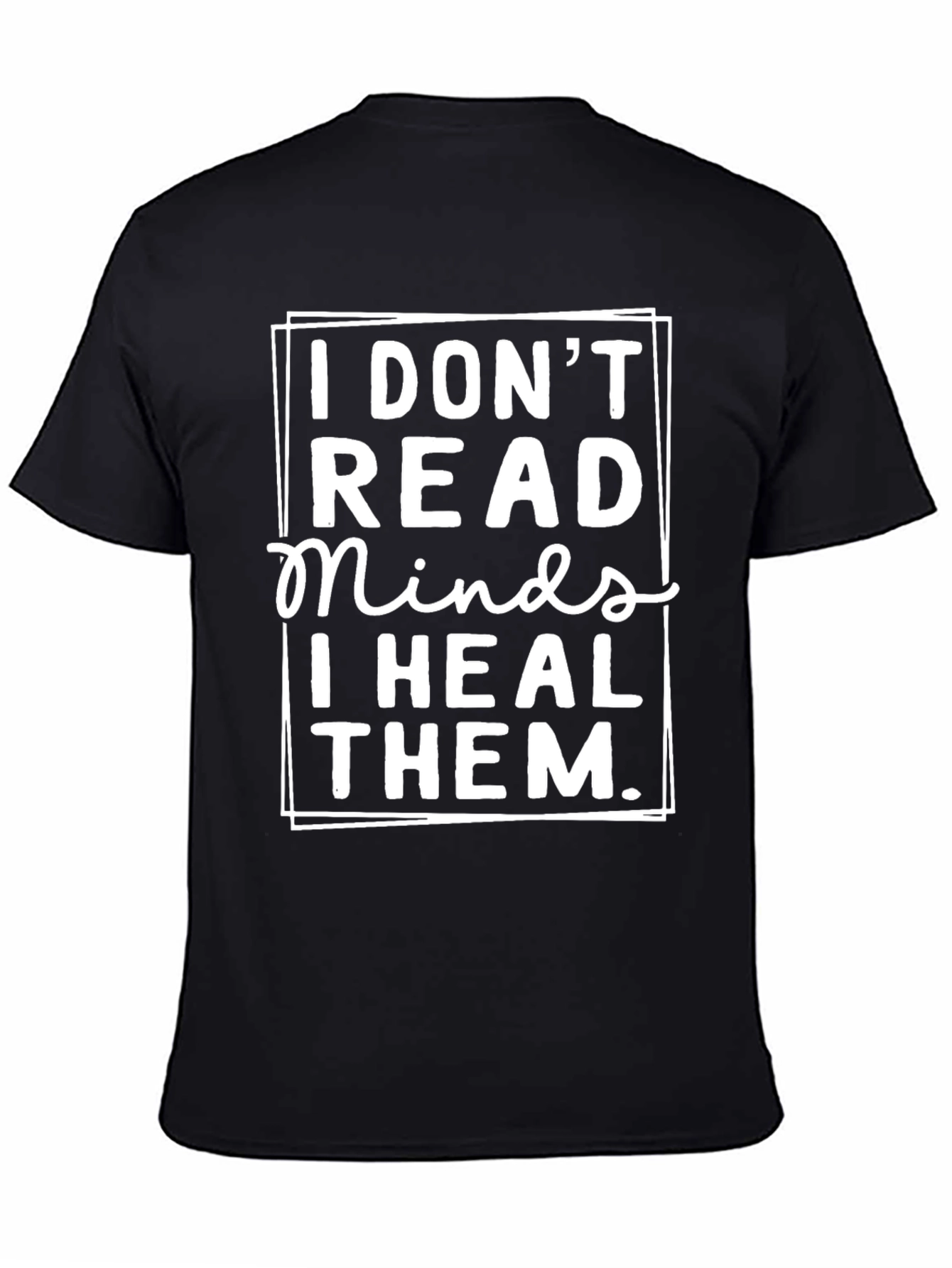 Camiseta Negra: No Leo Mentes Las Sano