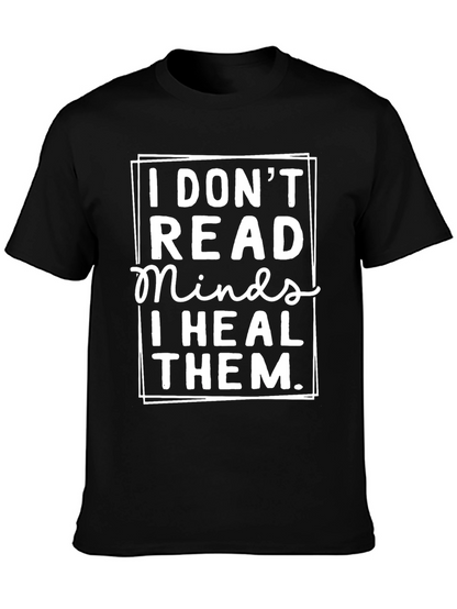 Camiseta Negra: No Leo Mentes Las Sano