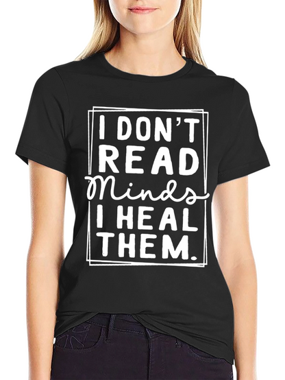 Camiseta Negra: No Leo Mentes Las Sano