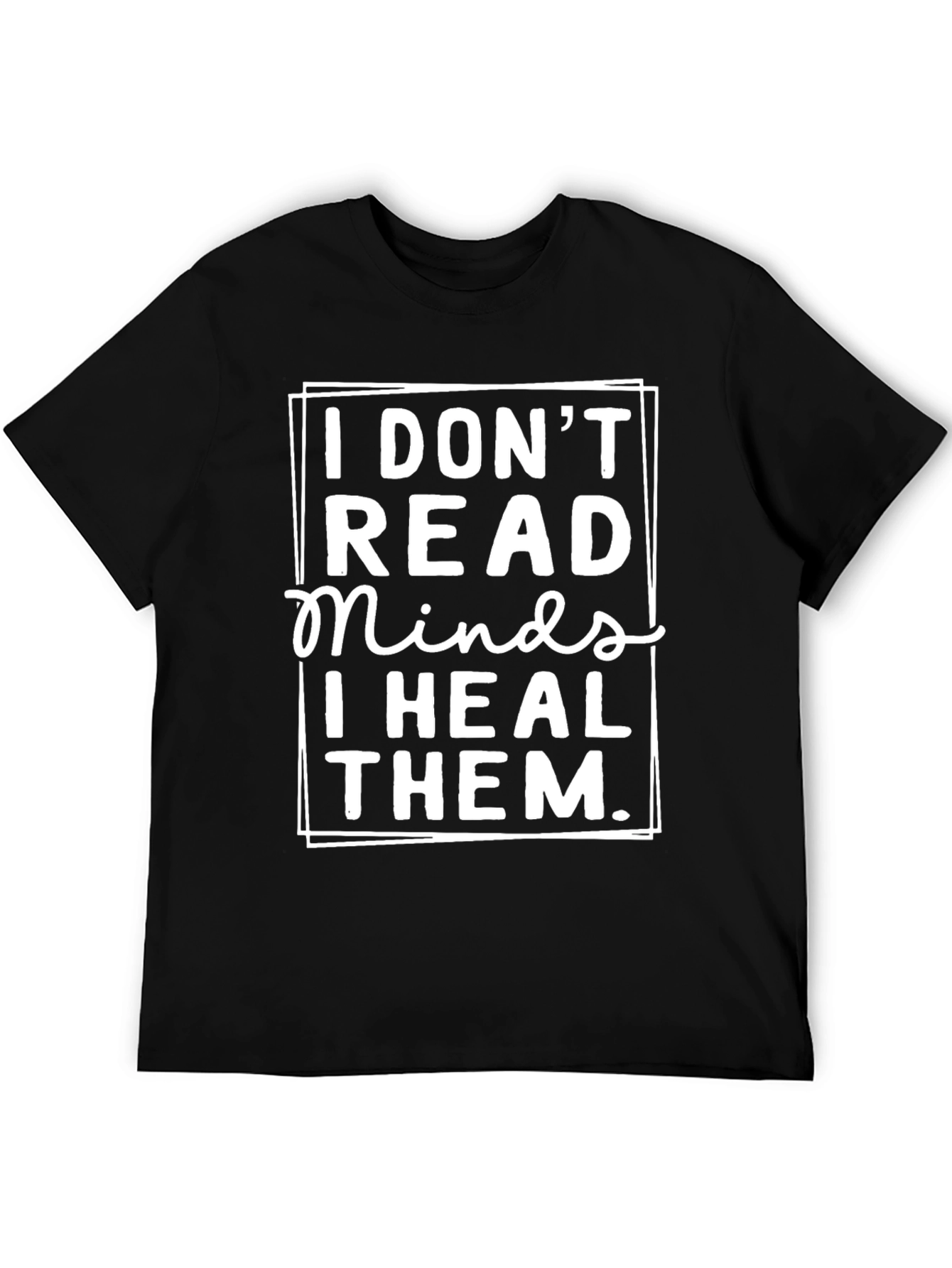 Camiseta Negra: No Leo Mentes Las Sano