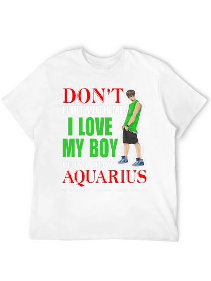 Camiseta Negra Crazy Aquarius