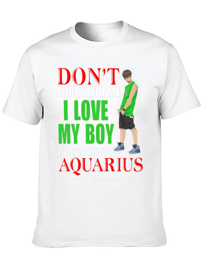 Camiseta Negra Crazy Aquarius