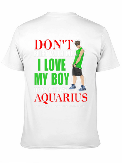 Camiseta Negra Crazy Aquarius