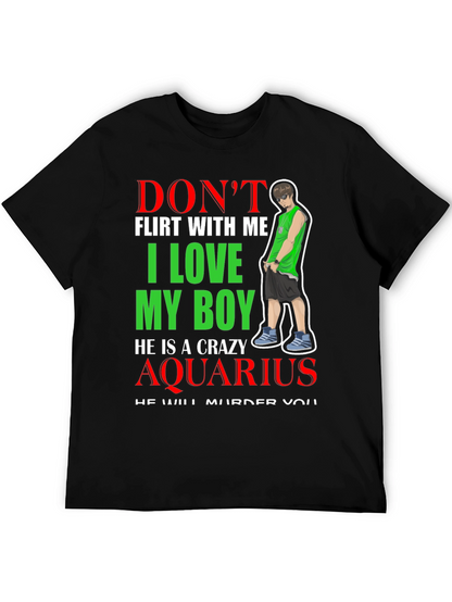 Camiseta Negra Crazy Aquarius